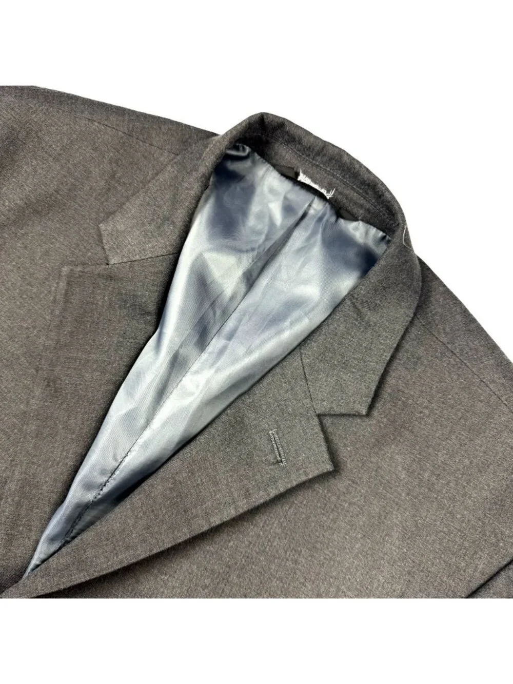 Haggar Men’s Polyester Blend 2-Button Blazer Gray • 42R